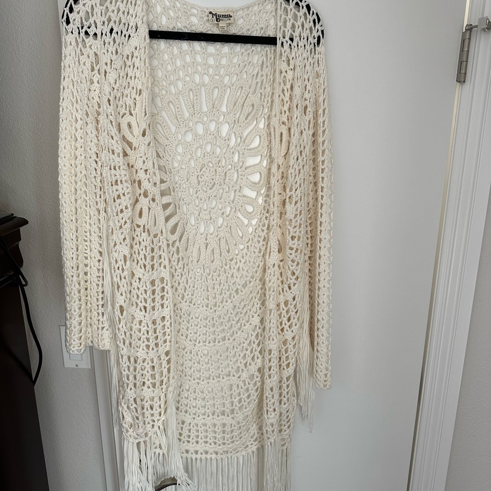 Show Me Your Mumu crochet sweater